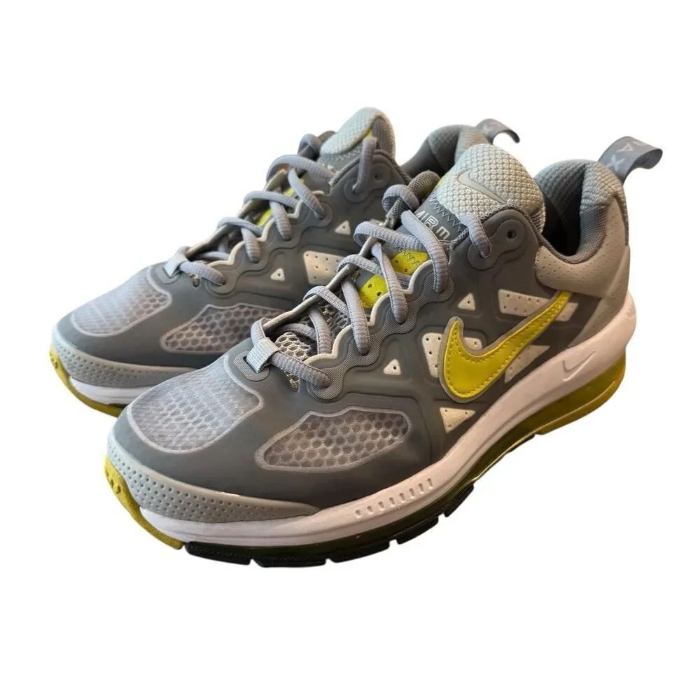 Nike Air Max Genome Size 6.5 Grey Fog High Voltage CW1648-005 Men’s Sneakers EC